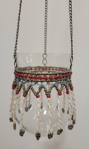 Vtg boho handmade beaded - boho,